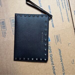 Michael Kors Black Studded Men's Wristlet